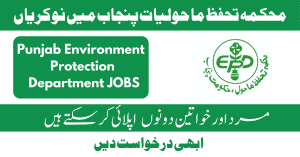 Punjab Environment Protection Department JOBS