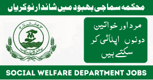 Social Welfare Department Jobs