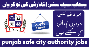 Punjab Safe Cities Authority PSCA Jobs