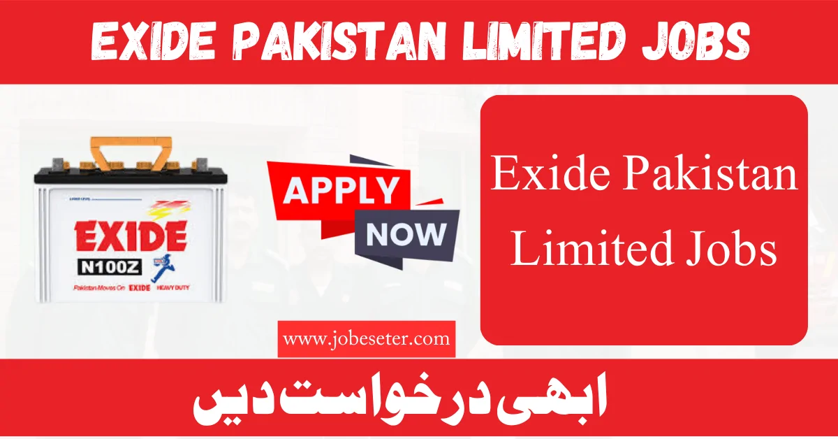 Exide Pakistan Limited Jobs