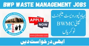 Bahawalpur Waste Management Company BWMC Jobs