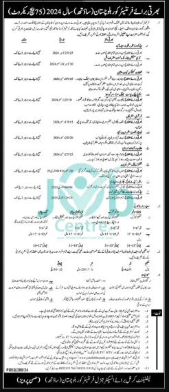 Frontier Corps FC Balochistan Jobs 2025